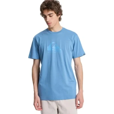 Imagen de Quiksilver COMP LOGO Unisex Camiseta estampada, Talla: Small, Coronet blue