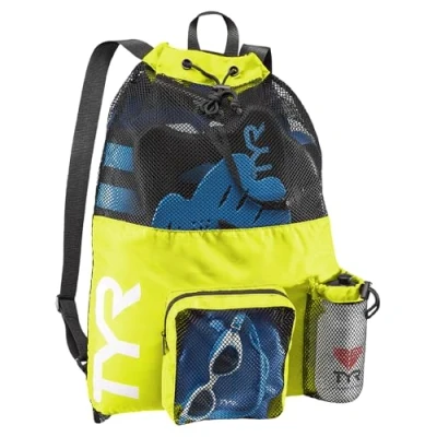 Imagen de TYR, Mochila Big Mesh Mummy Unisex adulto, Amarillo, 45 lit