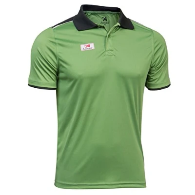 Imagen de Asioka 108/17 Polo Técnico Combinado de Manga Corta, Unisex Adulto, Verde, L
