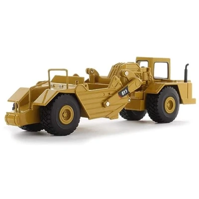 Imagen de Caterpillar Diecast Masters 85695 Scraper 611, detallado vehículo de construcción Cat en Caja escaparate, Escala 1:64, Aprox. 19,1 x 5,1 5,4 cm, a Partir 8 años, Adecuado para coleccionistas