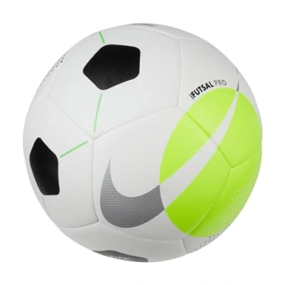 Imagen de NIKE DH1992 100 Futsal Pro Recreational Soccer Ball Unisex Adult White/Volt/Silver Tamaño 0