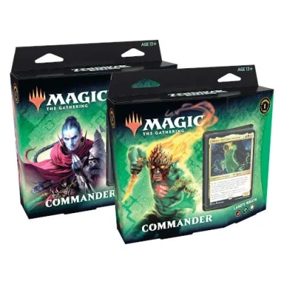 Imagen de Magic The Gathering MTG ZNR CD ENP Zendikar Rising Commander Juego de 2 mazos