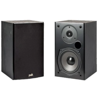 Imagen de Polk Audio T15 Altavoce con Woofer bi laminado de fibra 5.25&quot;, color negro