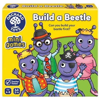 Imagen de Orchard Toys Build A Beetle Mini Game, Fun Colour and Matching Perfect for Children Age 4 8, Kids Party Gift, Educational Toy