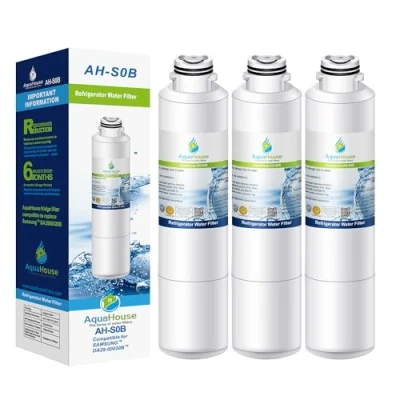 Imagen de 3x AquaHouse AH S0B filtro de agua compatibles para Samsung nevera DA29 00020B, HAF CIN/EXP, DA97 08006A B, 00020A
