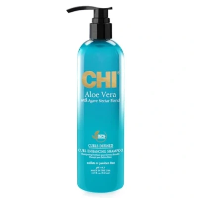 Imagen de Farouk Chi Aloe Vera Curls Defined Champú Definidor Rizos 340ML, Único, Estándar