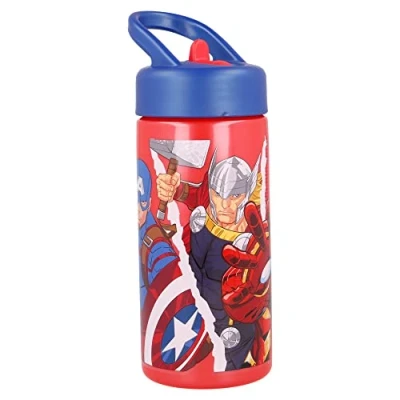 Imagen de Avengers Sipper Flasche 410ML Biberón para niños, Talla: One Size, Rot