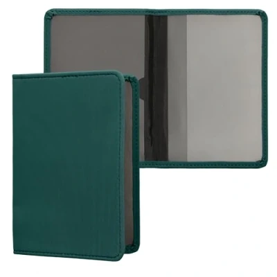Imagen de kwmobile Funda para carné de conducir Estuche neopreno permiso circulación con espacio tarjetas petróleo