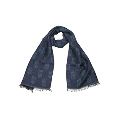 Imagen de Doctor Who Azul Bufanda TARDIS oficial de la BBC Merchandising