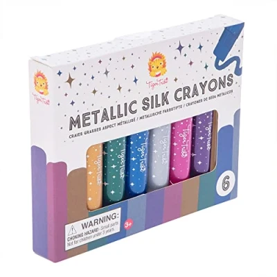 Imagen de Bertoy 3770128 Crayones de seda metálicos