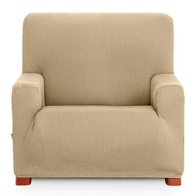 Imagen de Eysa Ulises Funda de sofá elástica, 1 Plaza, Color Beige
