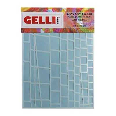 Imagen de Gelli Arts Plantilla de Escalera, Material sintético, Blanco, 22.7 x 15.2 0.1 cm
