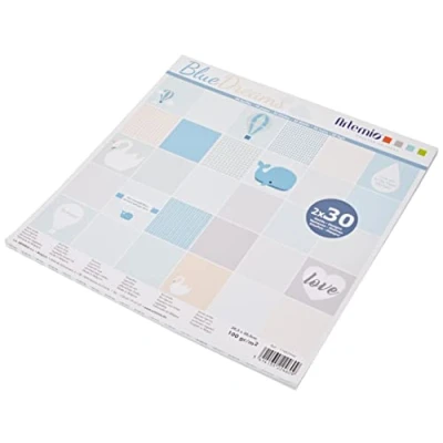 Imagen de Artemio 11002446 Blue Dreams Bloc de 30 x cm, Multicolor