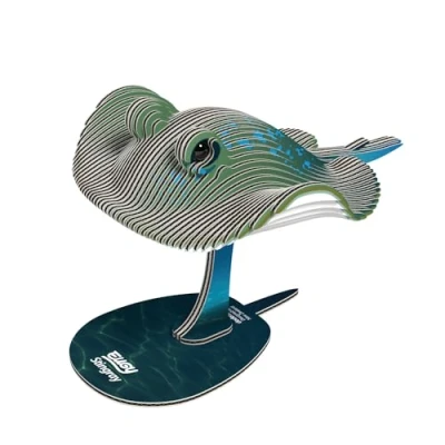 Imagen de EUGY Water Eco Friendly 3D Paper Puzzle (Mantarraya)