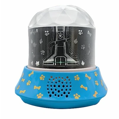 Imagen de Lexibook, La Patrulla Canina, Luz nocturna con altavoz, Proyecciones del universo Luces caleidoscópicas en el techo, Altavoz enchufe auxiliar, Recargable, NLJ035PA