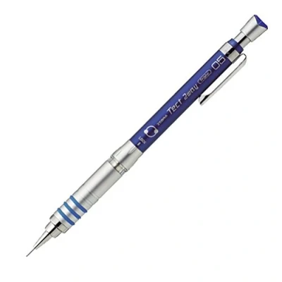 Imagen de Zebra Portaminas, Tect de 2 vías, cuerpo azul 0,5 mm (MA41 BL)