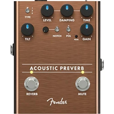 Imagen de Fender® »ACOUSTIC PREVERB« Pedal de efecto para guitarra acústica