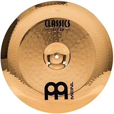 Imagen de Meinl Cymbals Classics Custom Brilliant Plato China de 16 pulgadas (40,64cm) Platillos Batería Bronce B12, Acabado Brillante (CC16CH B)