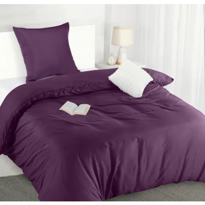 Imagen de Utopia Bedding Funda Nordica Cama 90 Microfibra Juego de Edredon 135x200 cm y 1 Almohada 80x80 (Púrpura)