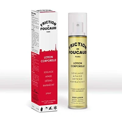 Imagen de FRICTION DE FOUCAUD Vaporisateur 125ml Marque Française depuis 1946 Concentré d&#039;huiles éssentielles Tonus, Fraicheur &amp; Bien être