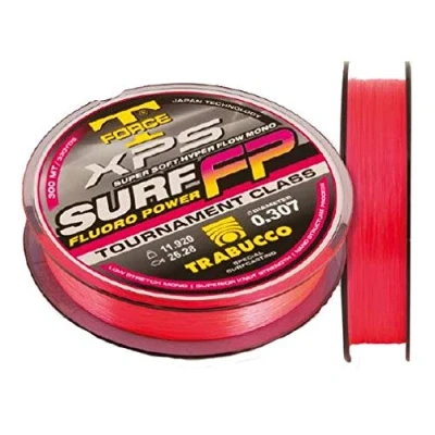 Imagen de Trabucco XPS Surf Fluoro Power 0,251mm 8,4kg/18,4lb (300m) Monofilamento