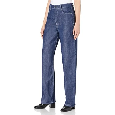 Imagen de G STAR RAW Tedie Ultra High Long Straight Jeans C, Vaqueros para Mujer, Azul (raw denim D19065 C665 001), 24W / 30L