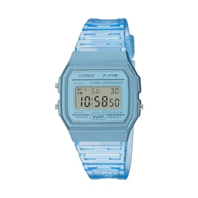Imagen de Casio Reloj Digital para Hombres de Cuarzo con Correa en Resina F 91WS 2CF