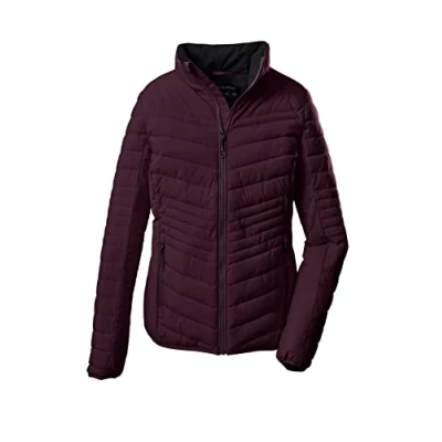 Imagen de Killtec Women&#039;s Chaqueta/chaqueta acolchada en look plumífero con cuello alto KOW 60 WMN QLTD JCKT, plum, 42, 38640 000