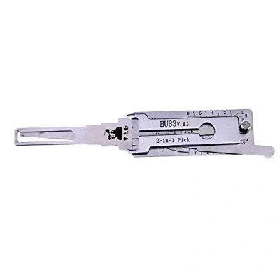 Imagen de QiDAi HU83 v.3 2 en 1 herramienta de bloqueo y decodificador, kit púa para coches, cerradura encendido automático apertura puerta