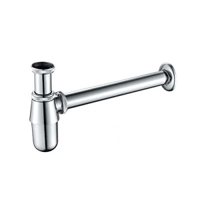 Imagen de GRIFEMA G102 Redondo, Sifón para lavabos, Plata, S