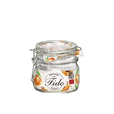 Imagen de Bormioli Mason Jar Fido Square 11 x cm / 500 ml