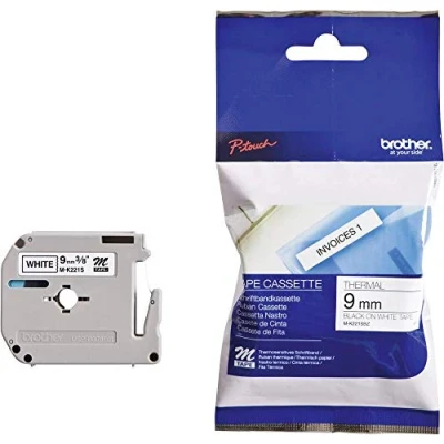 Imagen de Brother MK221SBZ Labelling Tape (9mm) Cintas para impresoras de Etiquetas