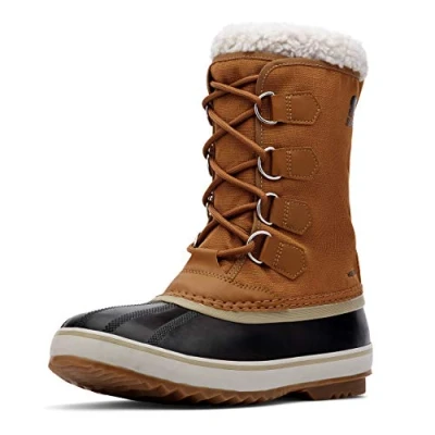 Imagen de Sorel 1964 Pac Nylon WP, Botas para Nieve Impermeables, Hombre, Camel Brown/Black 2023/2024, 42.5 EU