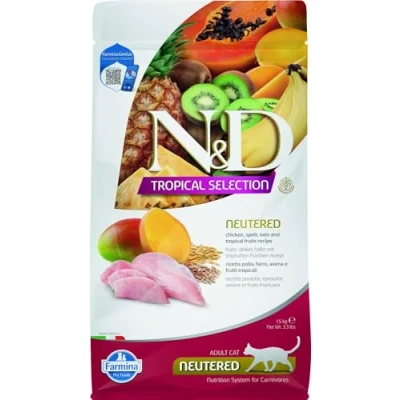 Imagen de FARMINA ND Cat Tropical Selection NEUTERED Pollo 1,5KG