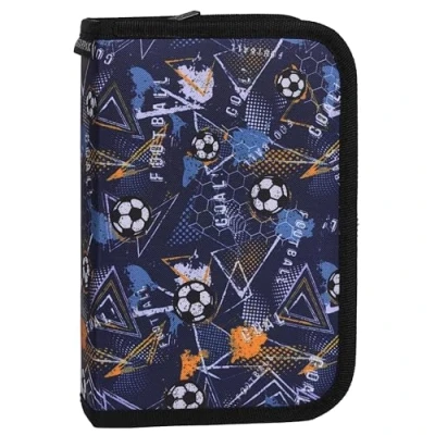 Imagen de sarcia.eu Fútbol Estuche con Dos Compartimentos y Accesorios para niño, Escolar desplegable FÚTBOL (Fútbol Plegable)