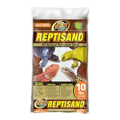 Imagen de Zoo Med Arena Blanca del Desierto, de Reptil, Natural, Termoconductora, Sin Colorantes, 4.5 L