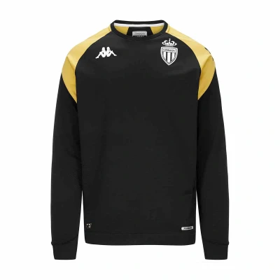 Imagen de Kappa Sudadera ALDREN Pro 7 Monaco 23 24, Negro/Dorado, L, Hombre