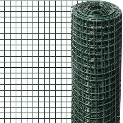 Imagen de Windhager Rejilla de Alambre revestida plástico, protección para Ratones elevados, aviarios, como recinto Animales pequeños, Verde, tamaño Malla 6,3 mm, 2,5 x 0,5 0,9 79067