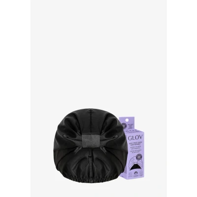 Imagen de Gorro de Seda Para Dormir Bonnet Antiencrespamiento Satén, Protege el Pelo Rizado y Reduce Frizz, Tamaño Universal Todo Tipo Cabello, Ideal Rizos Saludables (negro)