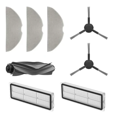 Imagen de Dreame Kit de Accesorios para robot S10 Incluye 3x Paños Mopa, 2x Filtros, Cepillos Laterales, 1x Cepillo Principal, Originales