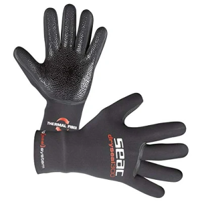 Imagen de SEAC Dry Seal, Guantes de buceo estancos, Neopreno 3 mm