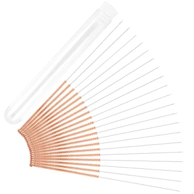 Imagen de Aguja de Limpieza para Impresora 3D 20 Pieza Limpiador Dorada Boquilla Extrusor Acero Inoxidable, Herramienta 0,4mm Mk8 E3D Mk10