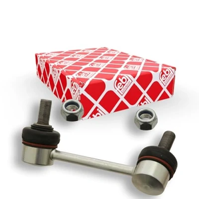 Imagen de febi BILSTEIN 31559 Bieleta de suspensión Eje trasero izquierda 115 M12 x 1,25 Plus con tuerca autofijadora Acero MITSUBISHI: PAJERO 3, 4