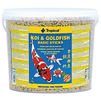 Imagen de KOI&amp;Goldfish Basic Sticks 5L / 430g Alimento Flotante básico para Peces de Estanque