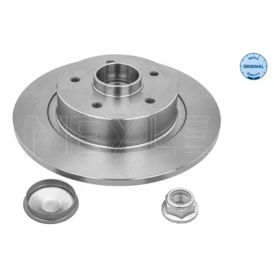 Imagen de MEYLE 16 15 523 4111 Disco de freno Eje trasero 270 10 5 108 macizo con cojinete rueda incorporado, anillo sensor ABS RENAULT: MEGANE 2, SCENIC 2