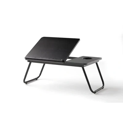 Imagen de KitHome Mesa Plegable Auxiliar Multifuncional, 55x32x28cm, Plus, Negro