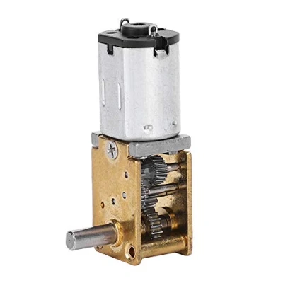 Imagen de Mini motor de engranaje DC Brush 6V, motorreductor tornillo sin fin micro Turbo 1218GE N20(DC3V 30RPM)