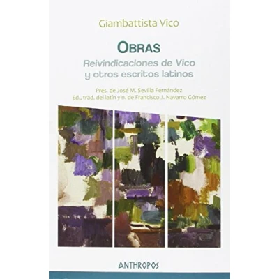 Imagen de Obras Iv Reivindicaciones De Vico Y Otros Escritos Latinos