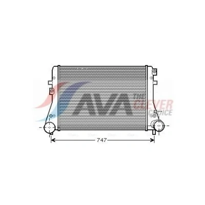 Imagen de PRASCO VNA4306 Intercooler VOLKSWAGEN: Scirocco III, GOLF 6, Caddy 3, AUDI: A3 Hatchback, Sportback, SEAT: Leon II Altea, Altea XL