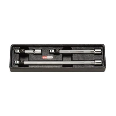 Imagen de KS TOOLS 919.0383 Juego de prolongaciones, llave cubo 10 (3/8&quot;) Acero cromo vanadio